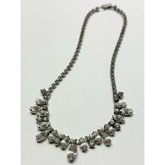 Vintage La-Rel Rhinestone Collar Necklace - Picture 1 of 5